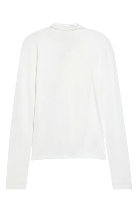 Long Sleeve Mock Neck Top