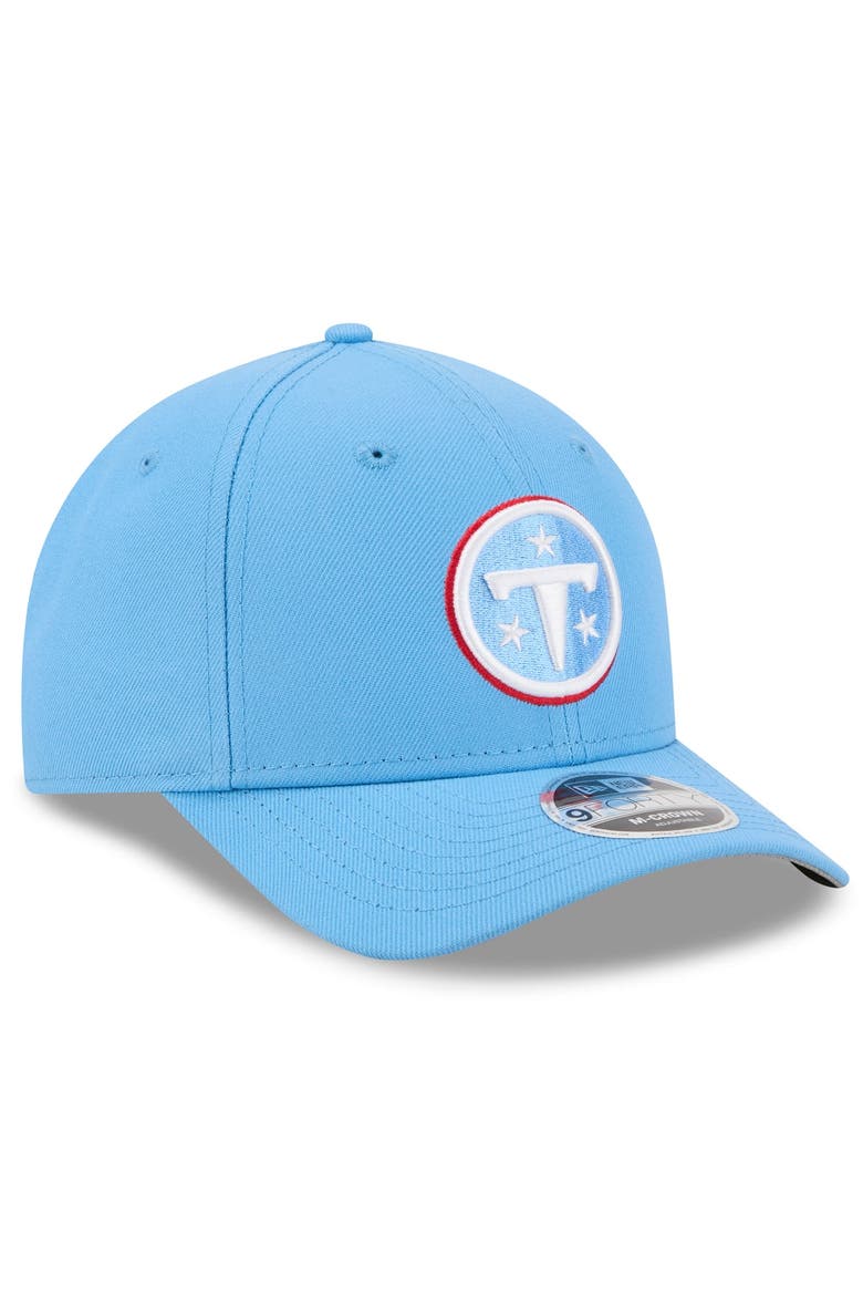 Men's New Era  Light Blue Tennessee Titans  9FORTY Adjustable Hat, Alternate, color, Light Blue