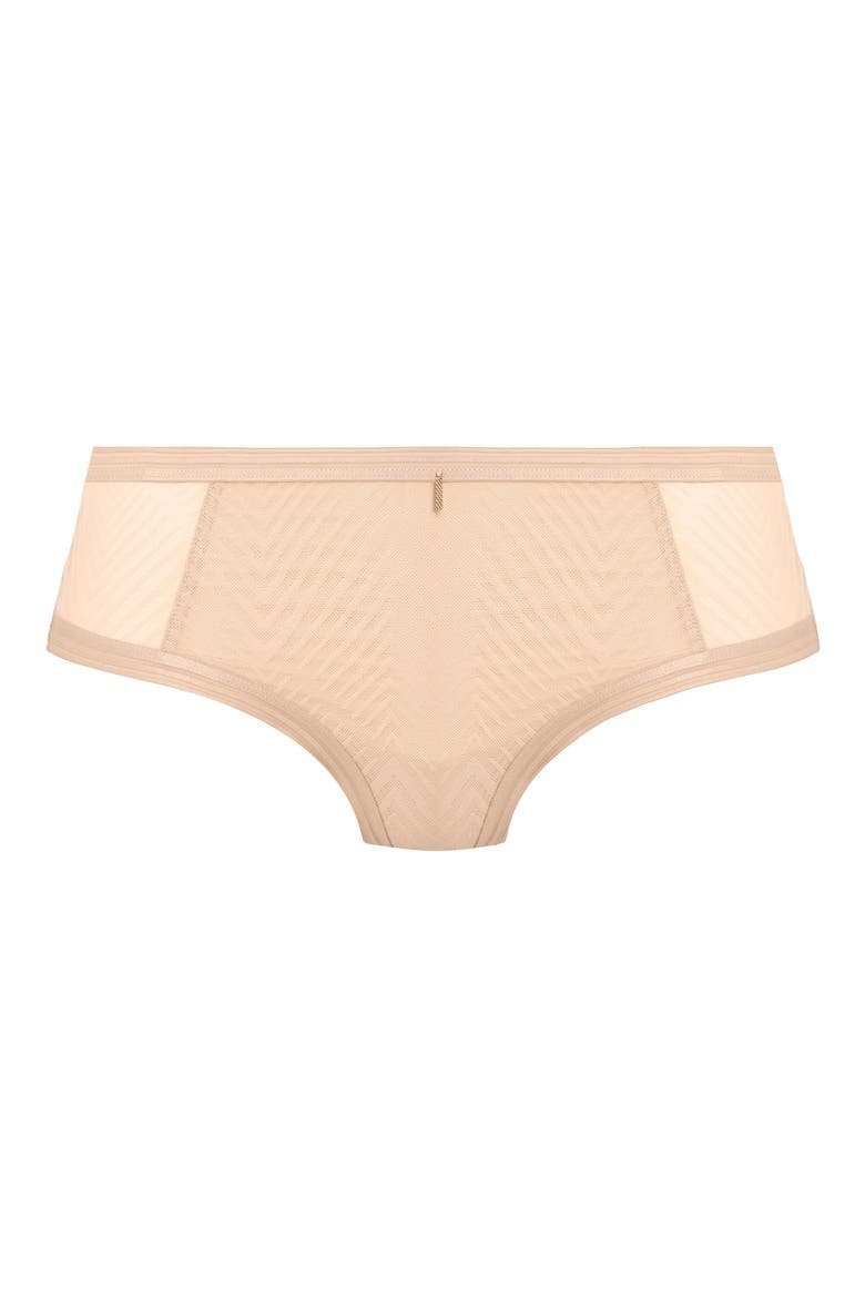 Tailored Geo Lace Boyshorts, Alternate, color, NATURAL BEIGE