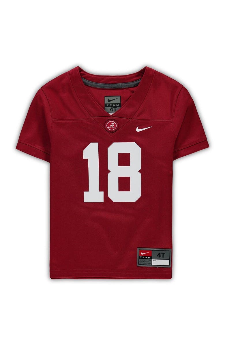 Nike Toddler Nike #18 Crimson Alabama Crimson Tide Untouchable Football Jersey, Alternate, color, Crimson