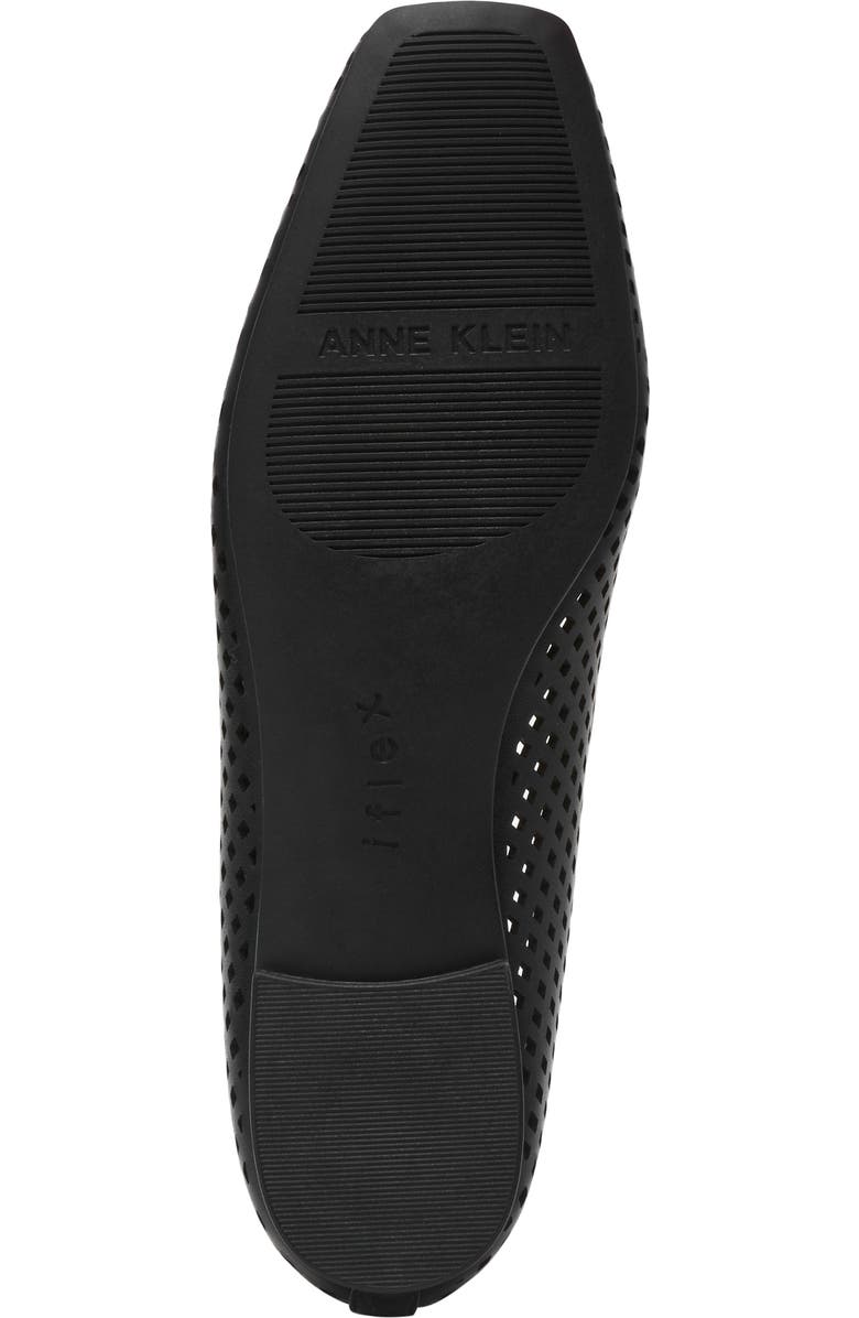 Anne Klein Perforated Ballet Flat, Alternate, color,