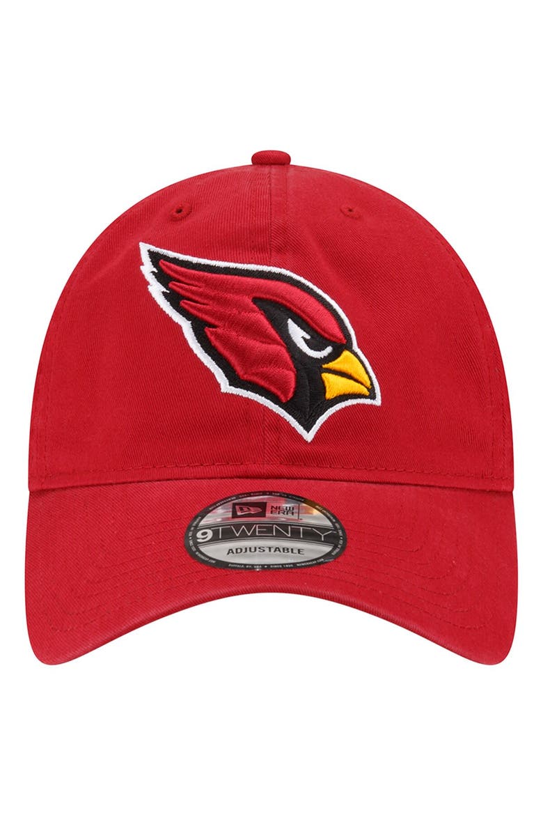 Men's New Era  Cardinal Arizona Cardinals Distinct 9TWENTY Adjustable Hat, Alternate, color, Cardinal