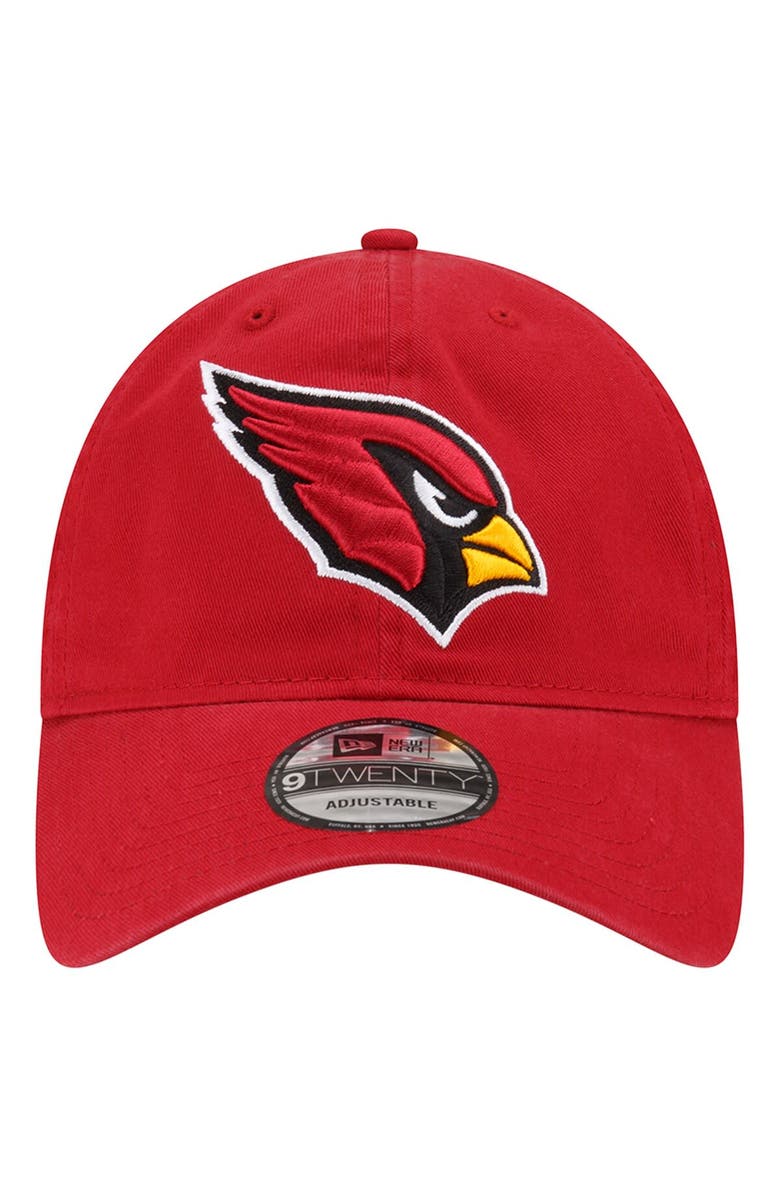 New Era Men's New Era Cardinal Arizona Cardinals Distinct 9TWENTY Adjustable Hat, Alternate, color, Cardinal