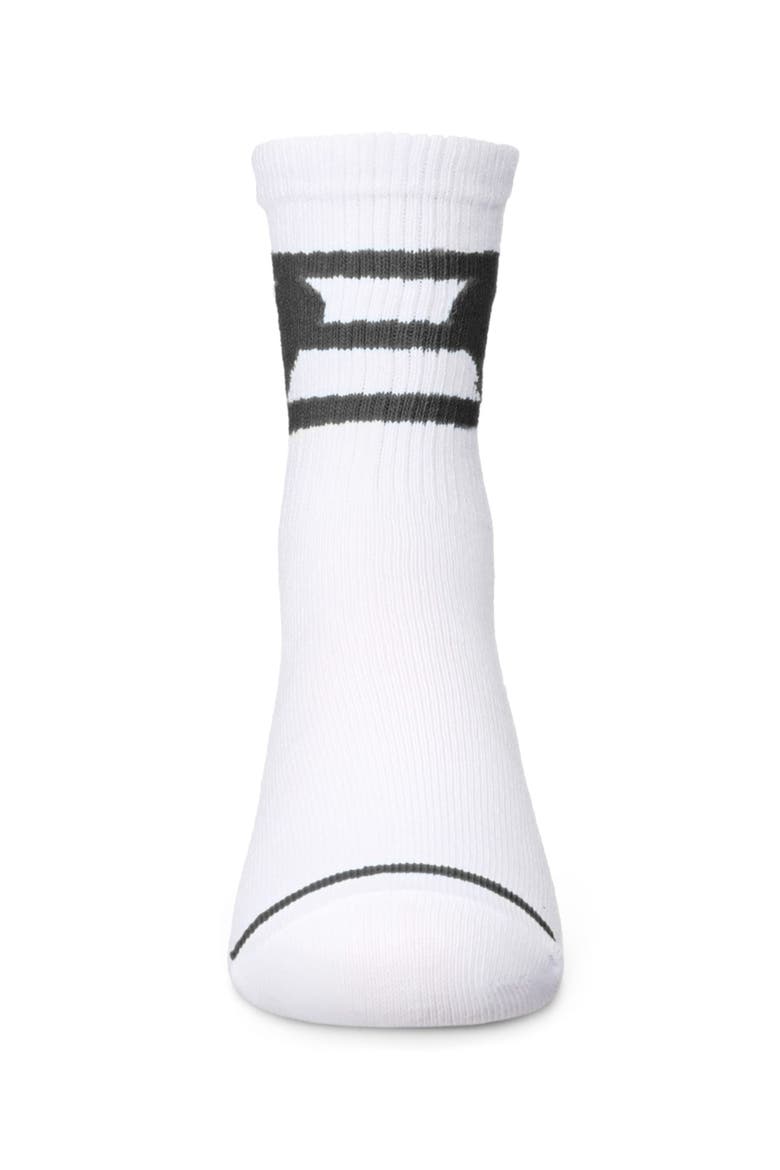 Sweetheart Crew Socks, Alternate, color, Black