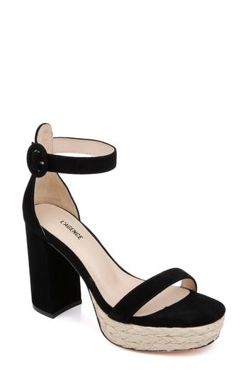 L AGENCE L'AGENCE AVIA ANKLE STRAP PLATFORM SANDAL