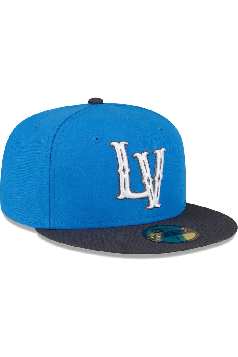 Men's New Era Blue/Black Las Vegas Aviators Copa De La Diversion 59FIFTY Fitted Hat, Alternate, color, Blue