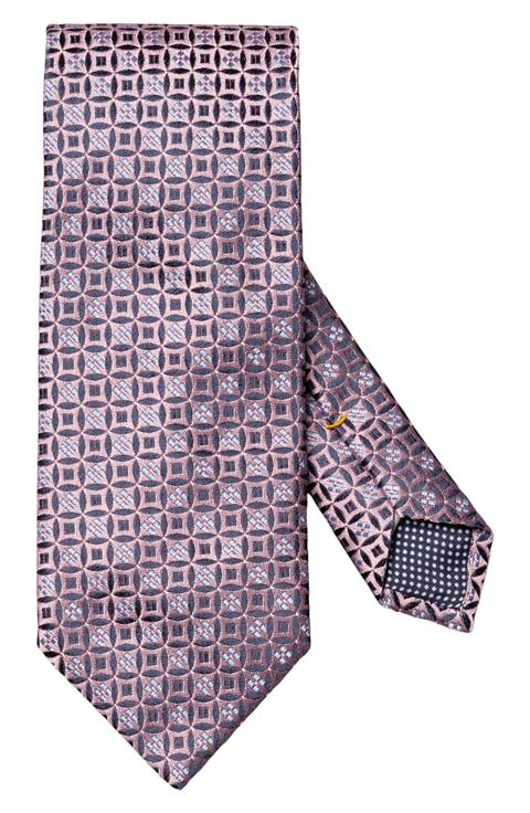 Floral Medallion Silk Tie