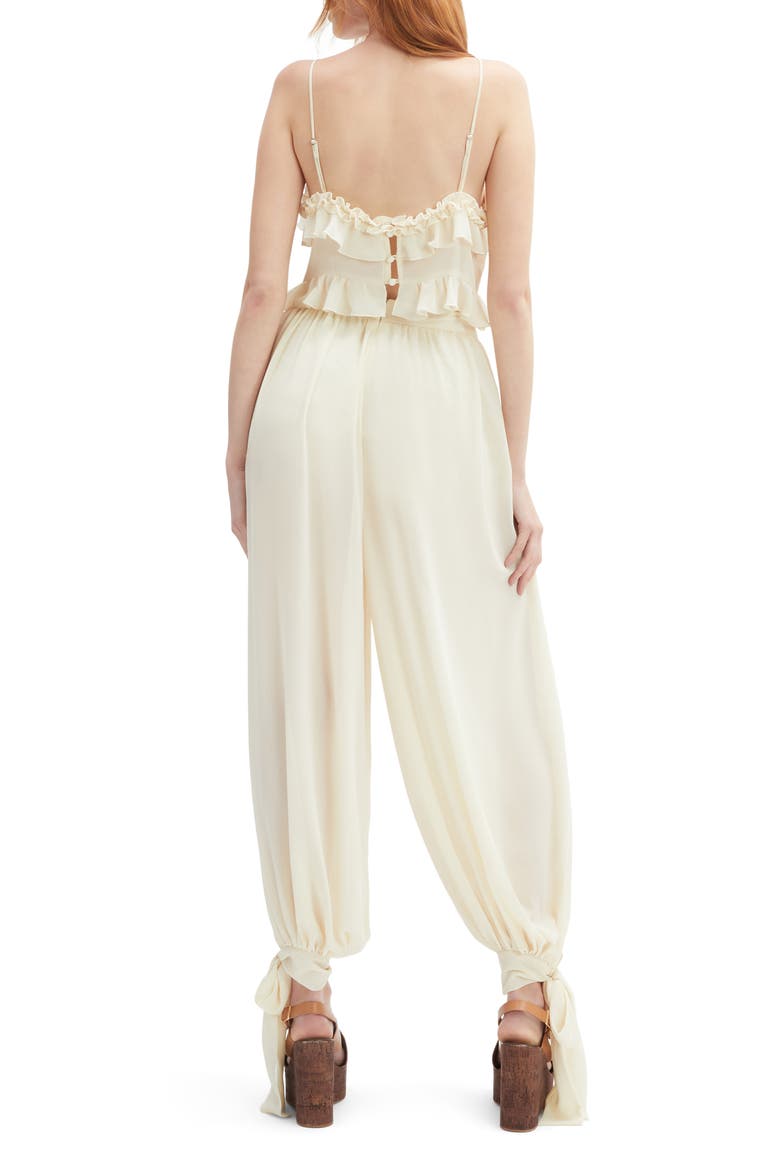 Alire Ruffle Crop Camisole, Alternate, color, SOFT BEIGE