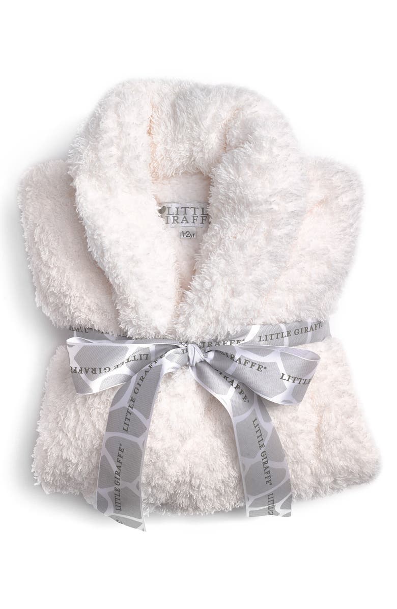 Little Giraffe Chenille Robe, Alternate, color, 