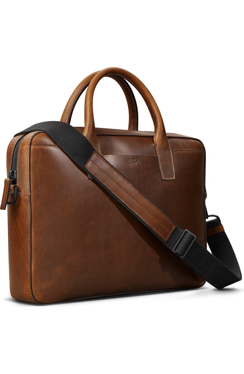 Shinola Fulton Navigator Leather Briefcase, Alternate, color,
