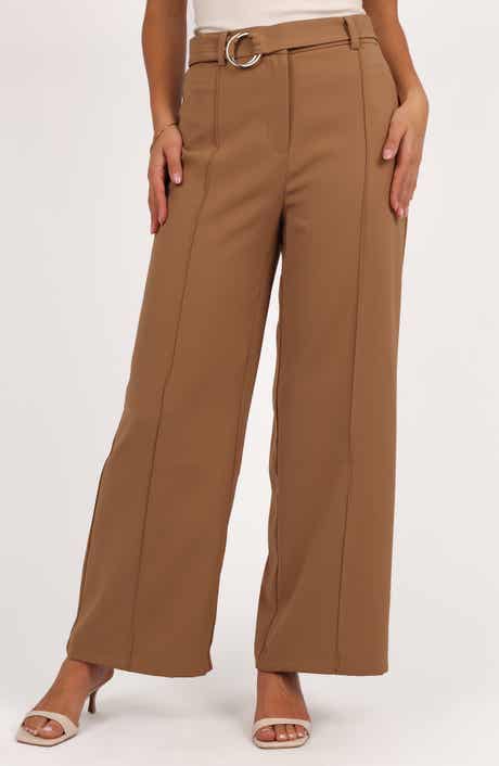 Petal & Pup Elaine O-Ring Belted Wide Leg Pants