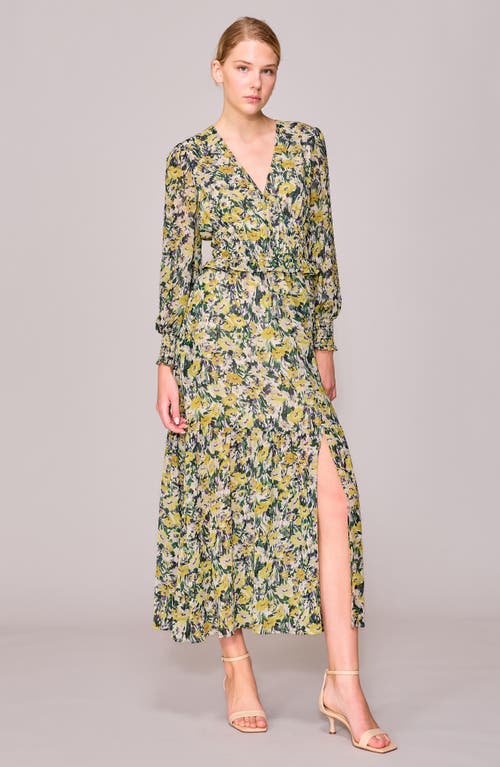 Melloday V-neck Long Sleeve Midi Dress