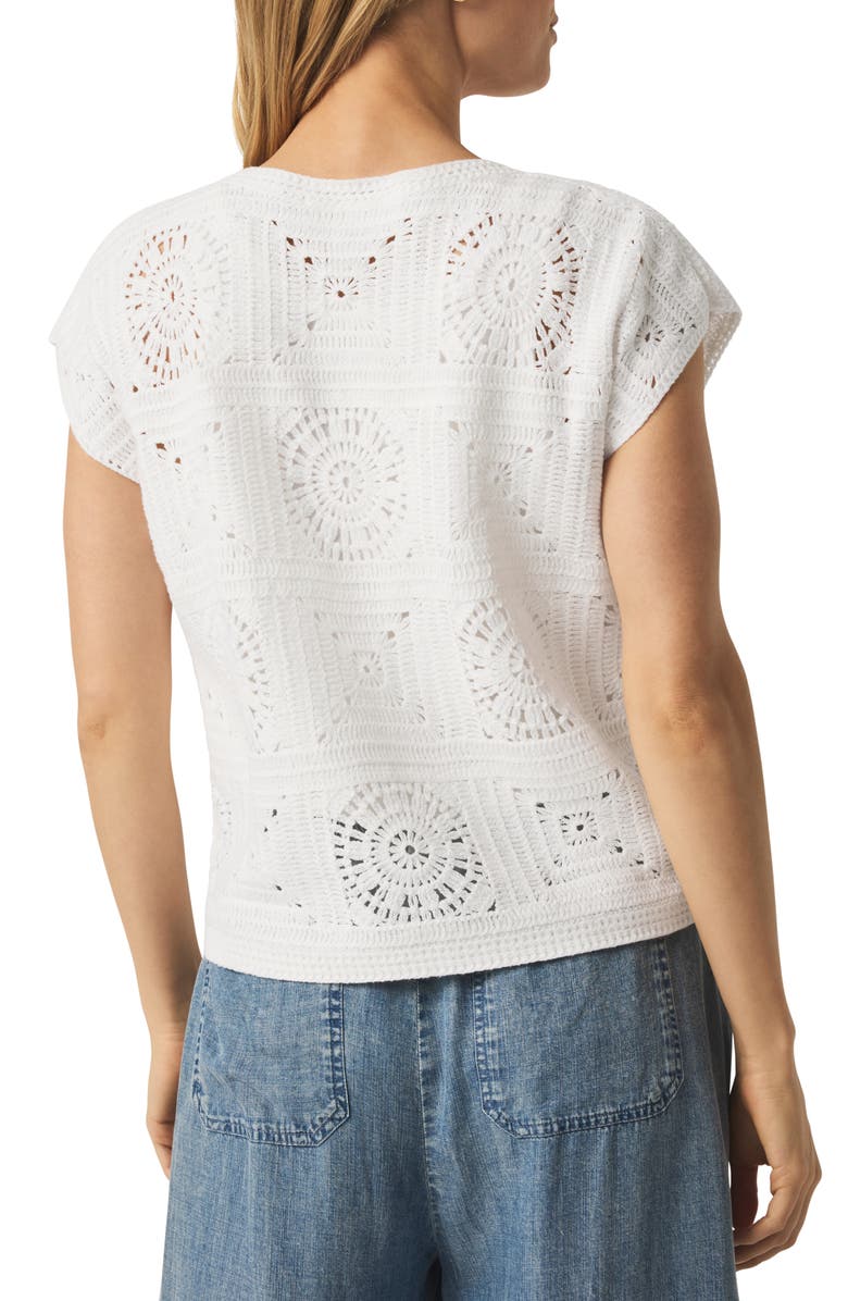 Splendid Anderson Open Stitch Sweater, Alternate, color, White