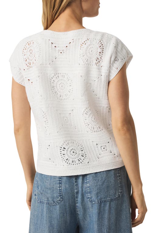 Splendid Anderson Open Stitch Sweater In White