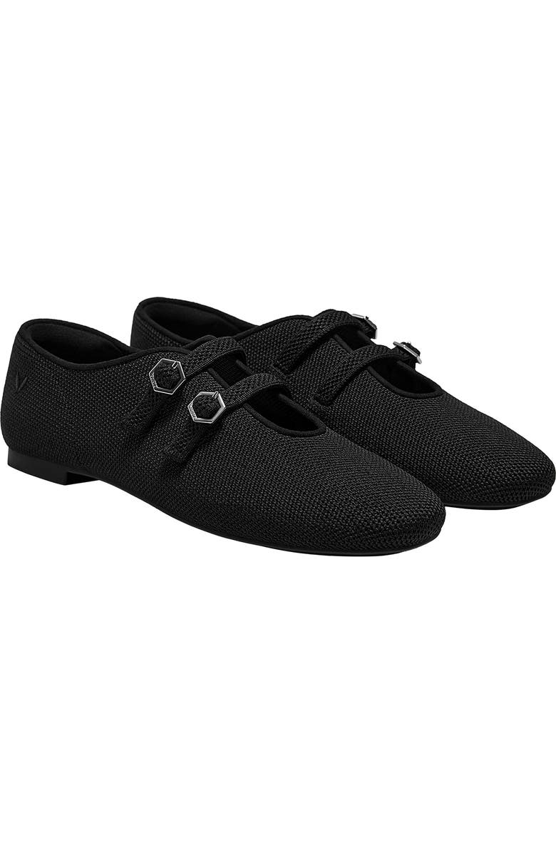 VIVAIA Twin-Strap Flats, Main, color, Black