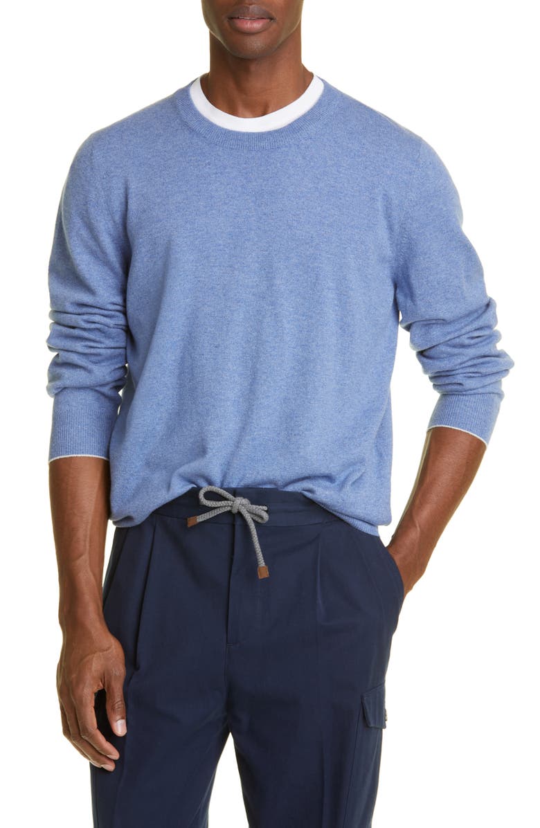 Brunello Cucinelli Cashmere Sweater, Main, color, 