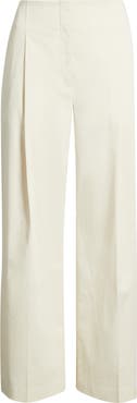 BOSS Tulotta Pleated High Waist Wide Leg Pants