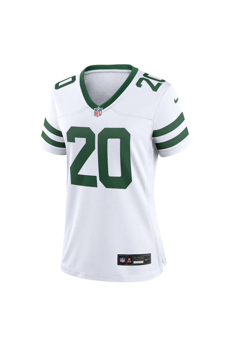 Women's Nike Breece Hall White New York Jets Player Jersey, Alternate, color, White