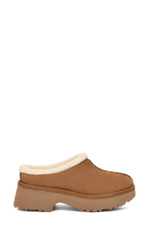 Shop Ugg ® New Heights Plush Lined Clog In Chestnut