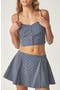 Eyelet Button-Up Camisole