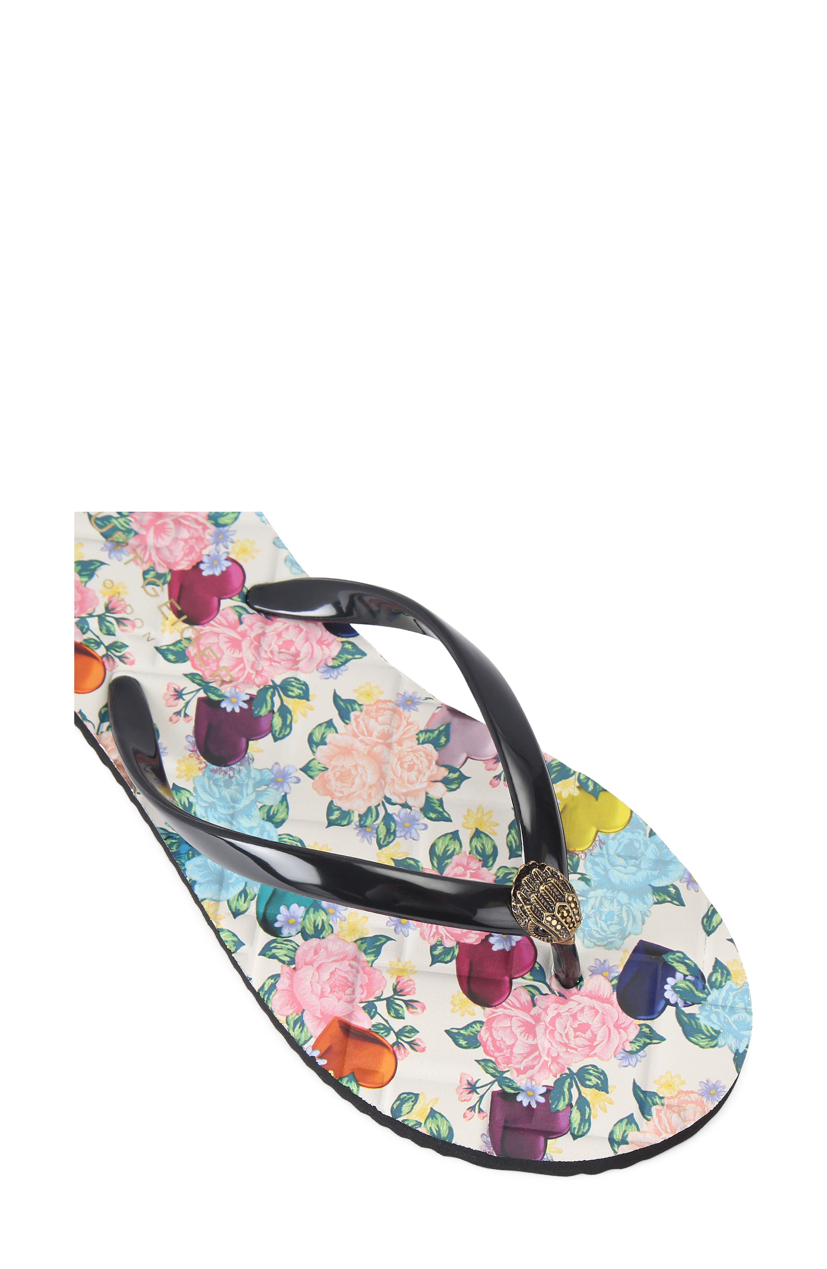 Kurt Geiger London Kensington Flip Flop, Alternate, color, Charcoal