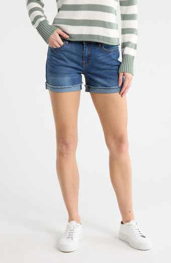 Vigoss Cuffed Mid Rise Denim Shorts