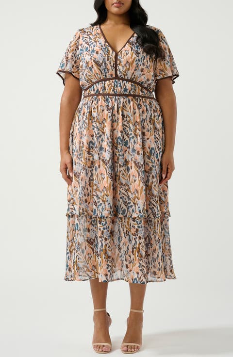 Bellarosa Print Maxi Dress (Plus)