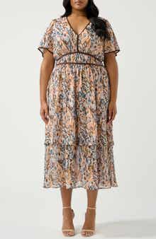 Estelle Bellarosa Print Maxi Dress