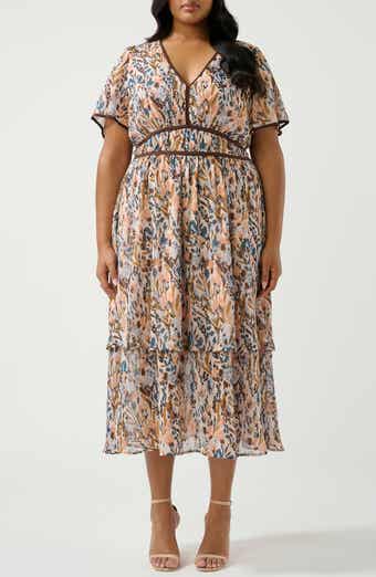 Estelle Bellarosa Print Maxi Dress