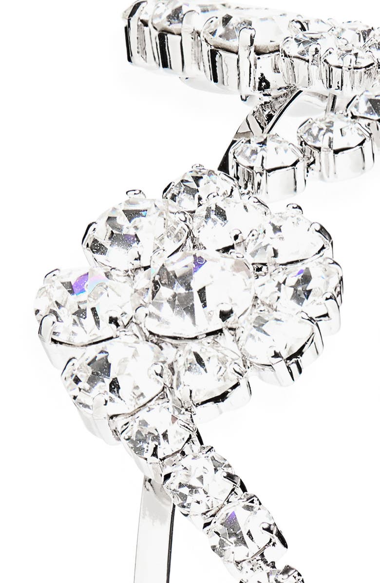 Simone Rocha Scalloped Sepal Crystal Headband, Alternate, color, Crystal