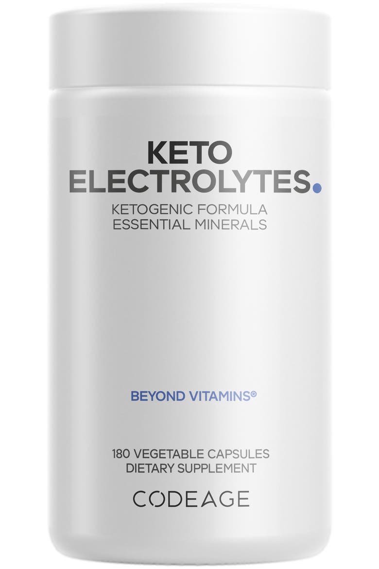 Keto Electrolytes Vegan Minerals Supplement, Main, color, White
