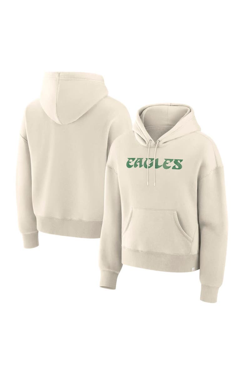 FANATICS Women's Fanatics Cream Philadelphia Eagles Dove Legacy Pullover Hoodie, Main, color, Cream