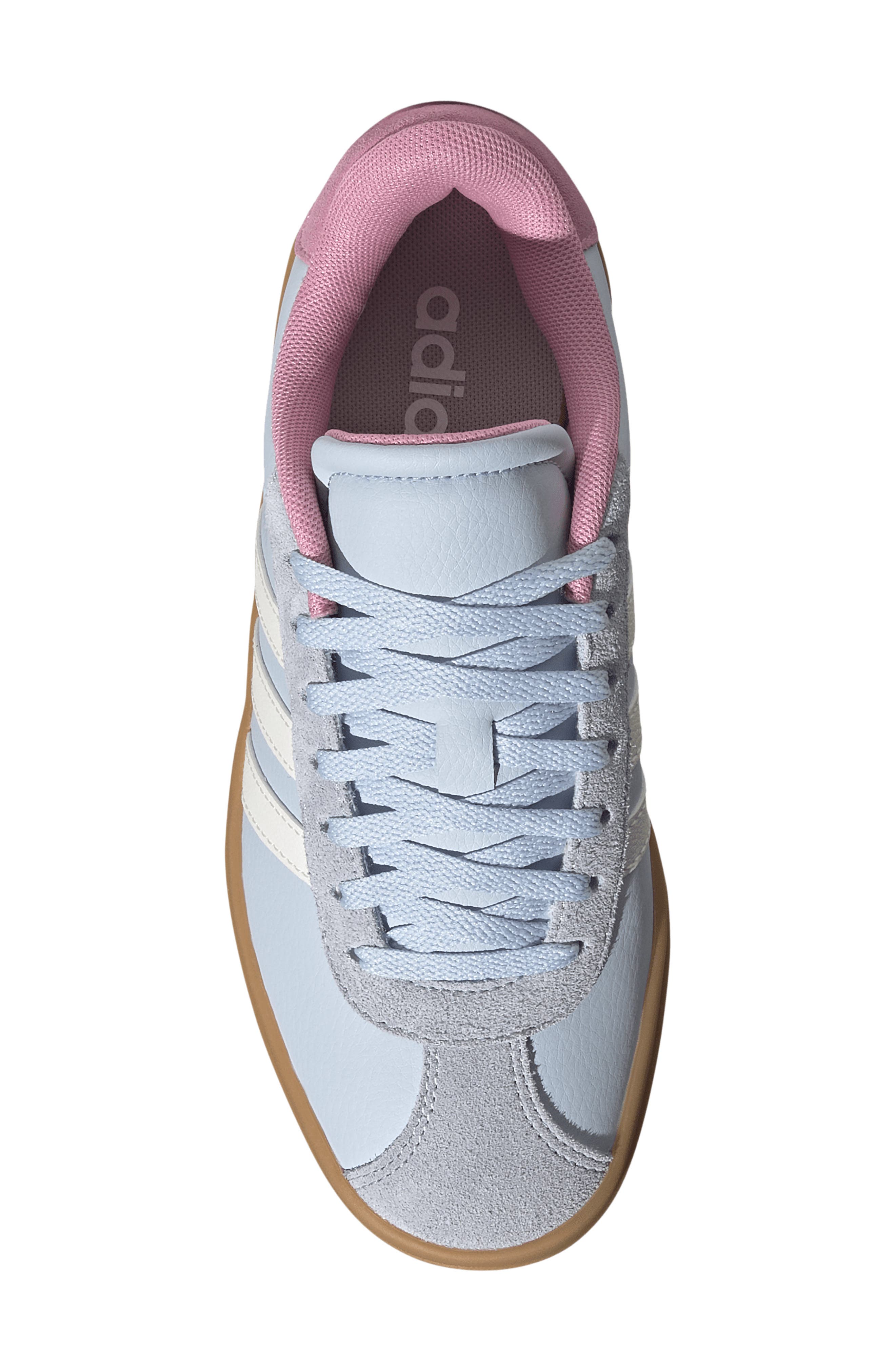 Kids' VL Court Bold Lifestyle Sneaker, Alternate, color, CRYSTAL SKY/ WHITE/ ST TROPIC