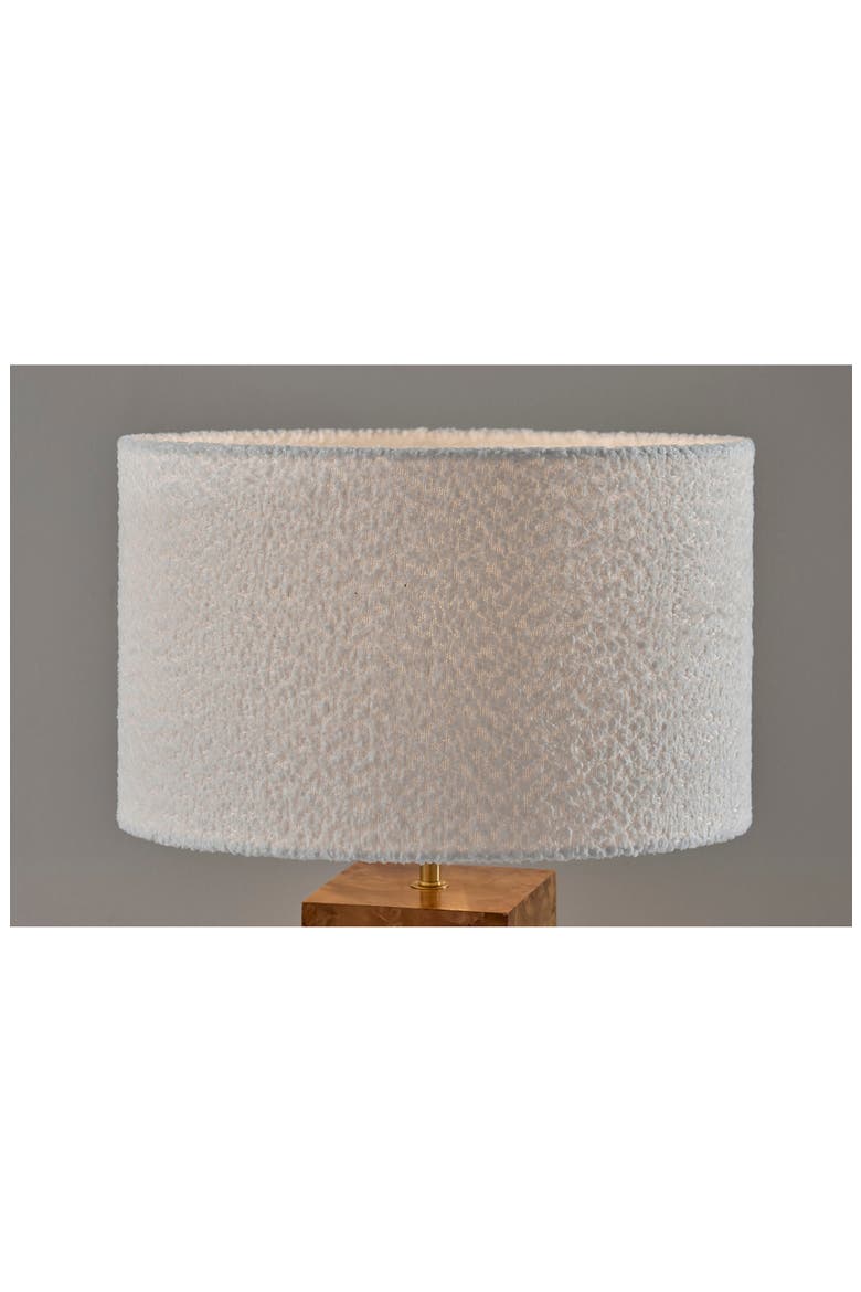 Frederick Table Lamp, Alternate, color, BURLED WOOD/ ANTIQUE BRASS
