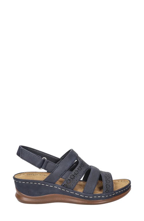 EASY STREET EASY STREET ALEXI SLINGBACK PLATFORM WEDGE SANDAL