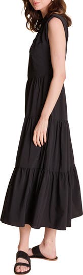 Endless Rose Pintuck Detail Tiered Midi Dress | Nordstrom