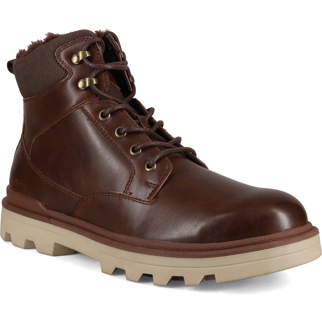 Aquatherm By Santana Canada Skyway Waterproof Faux Fur Lined Boot In Brown