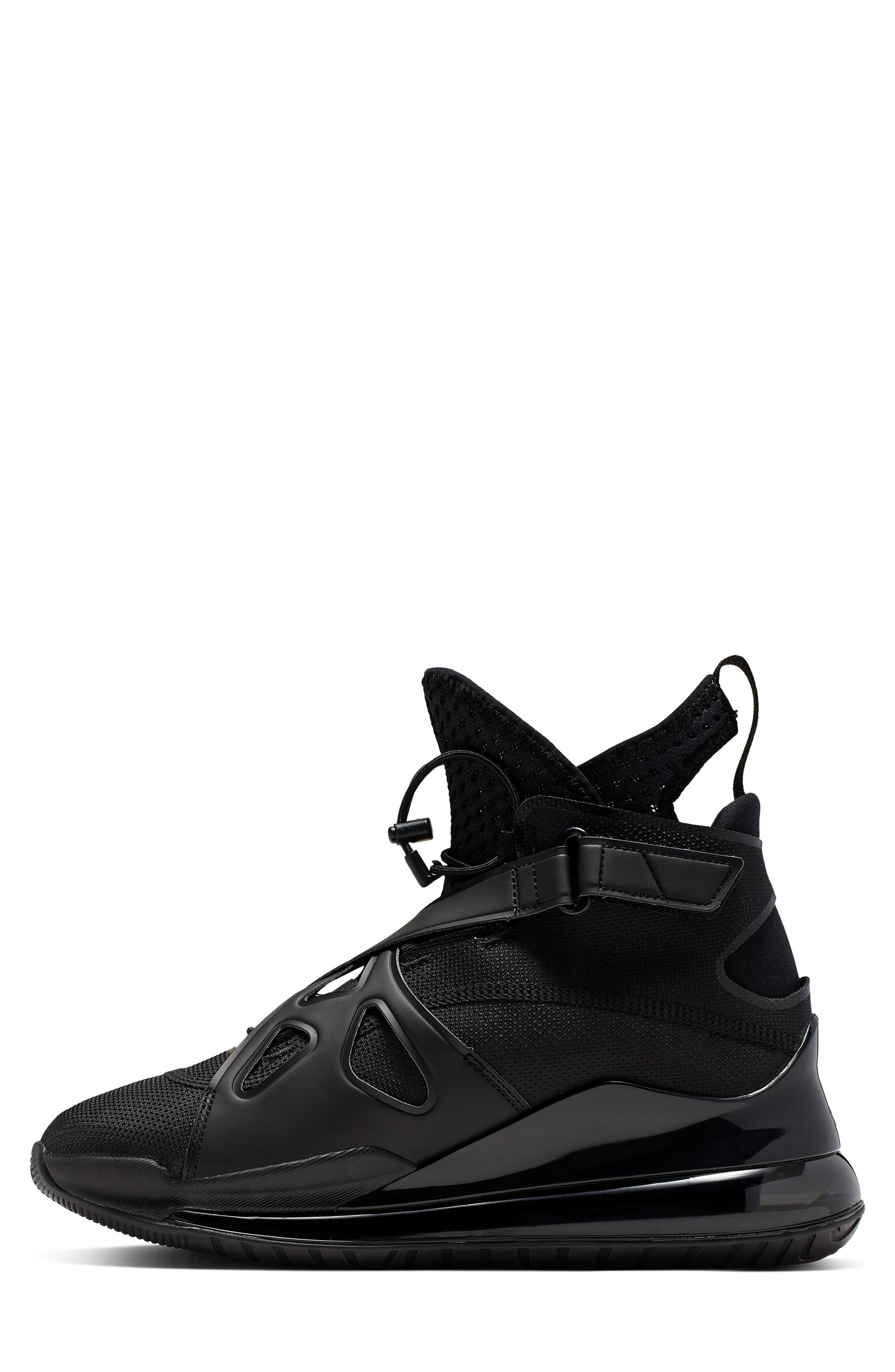 Air Latitude 720 High Top Sneaker, Alternate, color, BLACK/ BLACK/ BLACK