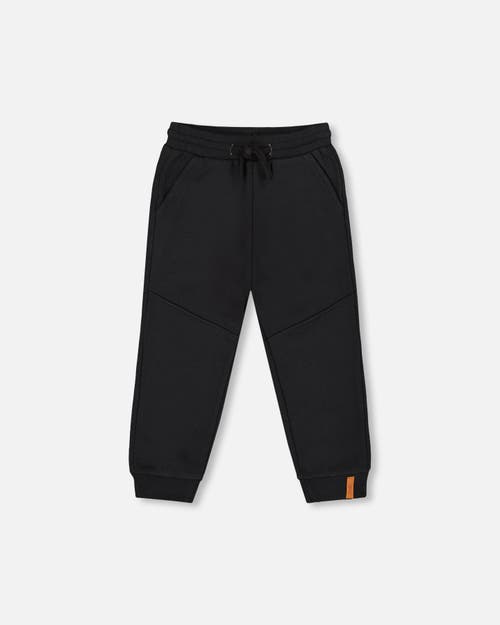 Deux Par Deux Fleece Sweatpants With Pockets In Black