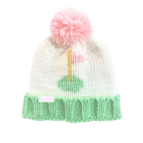 Golf Flag  Bobble Hat, Pink (Toddler, Little Kid, & Big Kid)