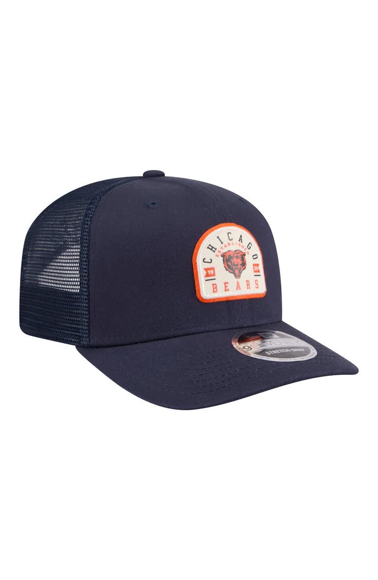 New Era Men's New Era Navy Chicago Bears Contest 9SEVENTY Adjustable Trucker Hat, Alternate, color, Navy