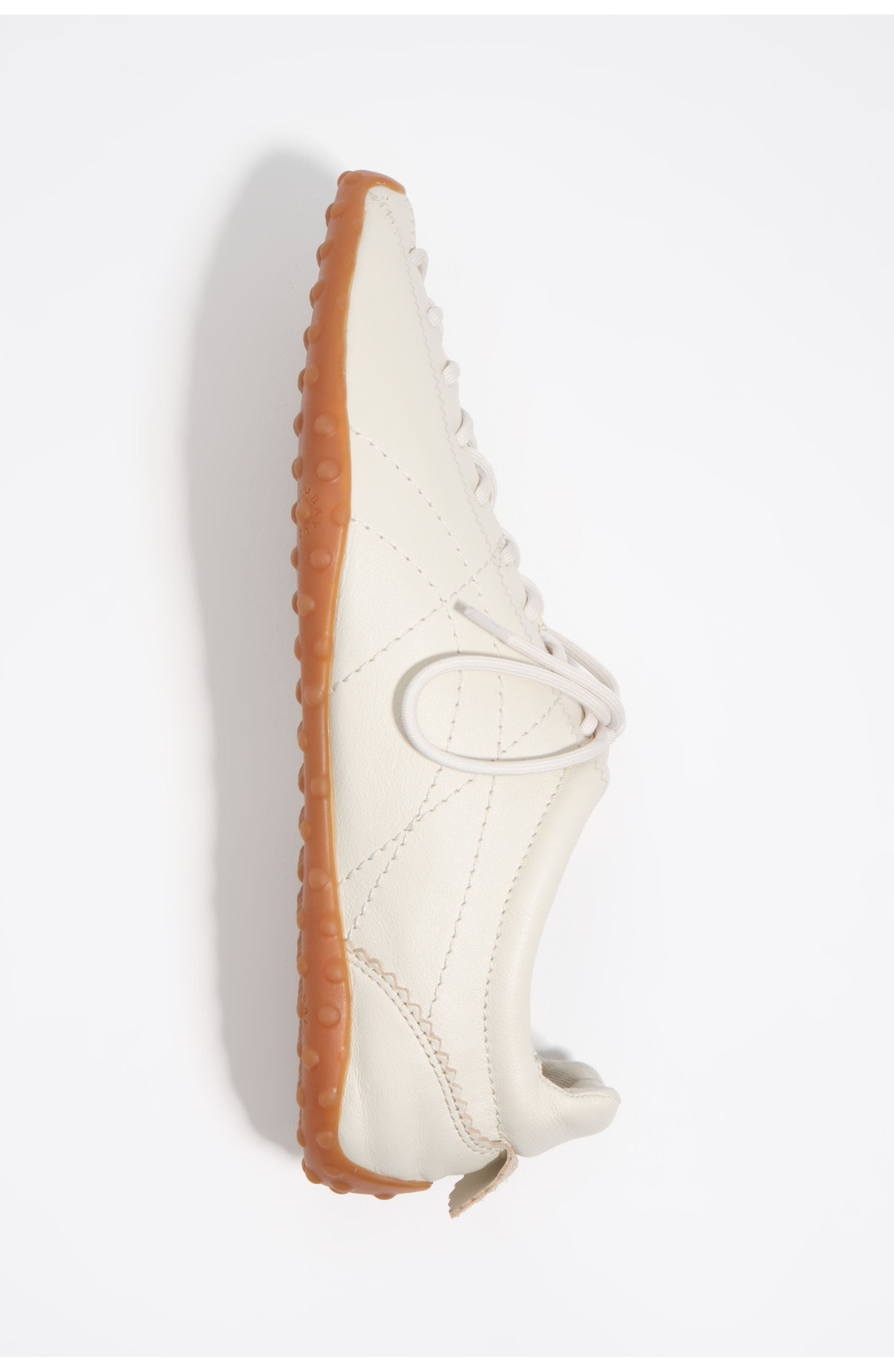 Bimba y Lola White Leather 13 11 Lace-Up Sneaker, Alternate, color, Off White