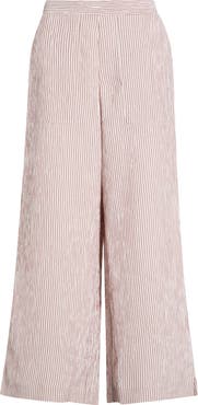 Bobeau Stripe Wide Leg Pants