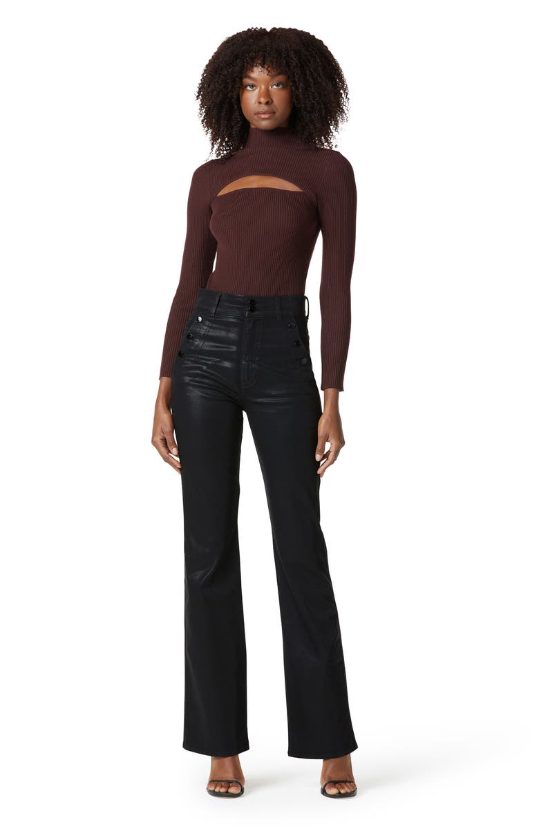 Joe's The Georgia Coated High Waist Bootcut Jeans, Alternate, color,