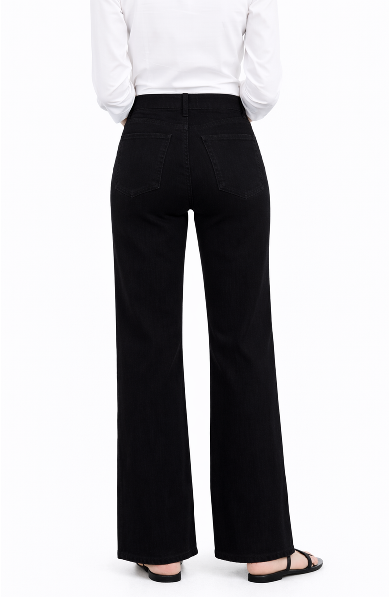 Fidelity Denim Katie High Rise Classic Flare Jeans, Alternate, color, Jett