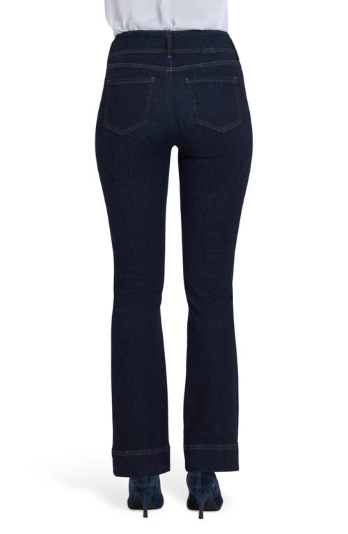 Nydj Barbara Bootcut Double Button Jeans In Magical In Blue