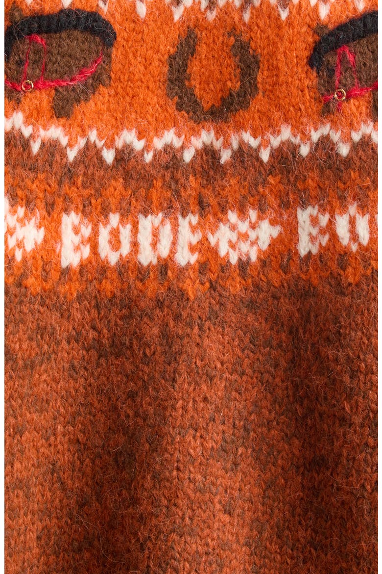 Corral Superfine Alpaca Blend Cardigan, Alternate, color, ORANGE MULTI