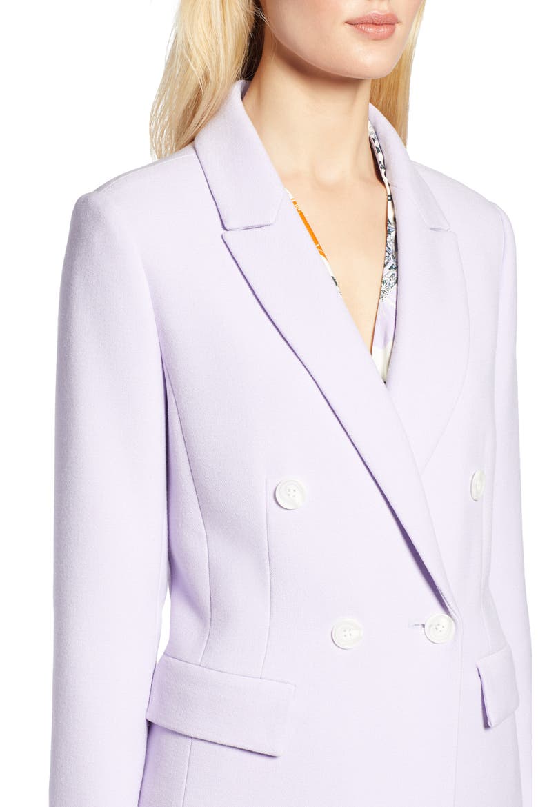 x Atlantic-Pacific Menswear Double Breasted Blazer, Alternate, color, PURPLE SECRET
