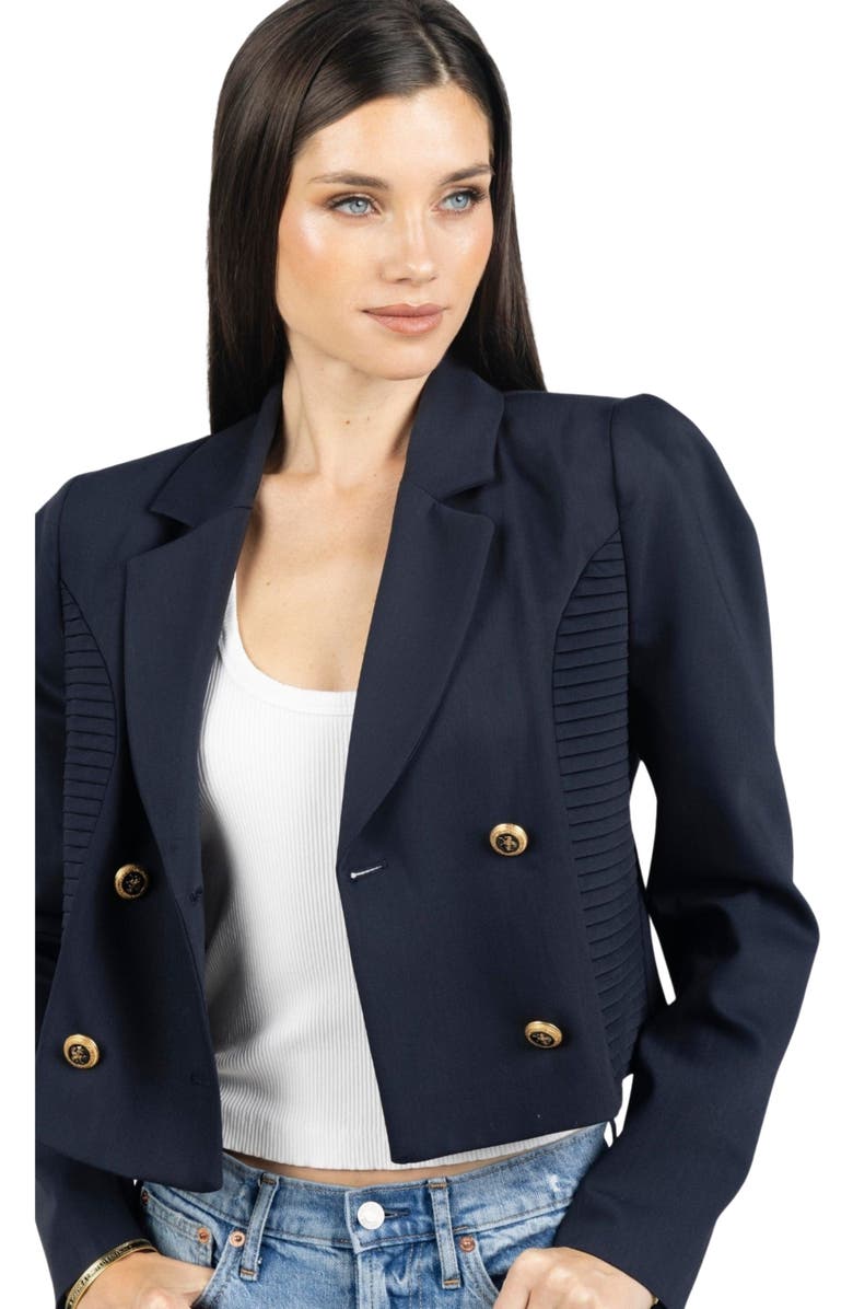 AKALIA Diana Cropped Women Blazer, Main, color, 