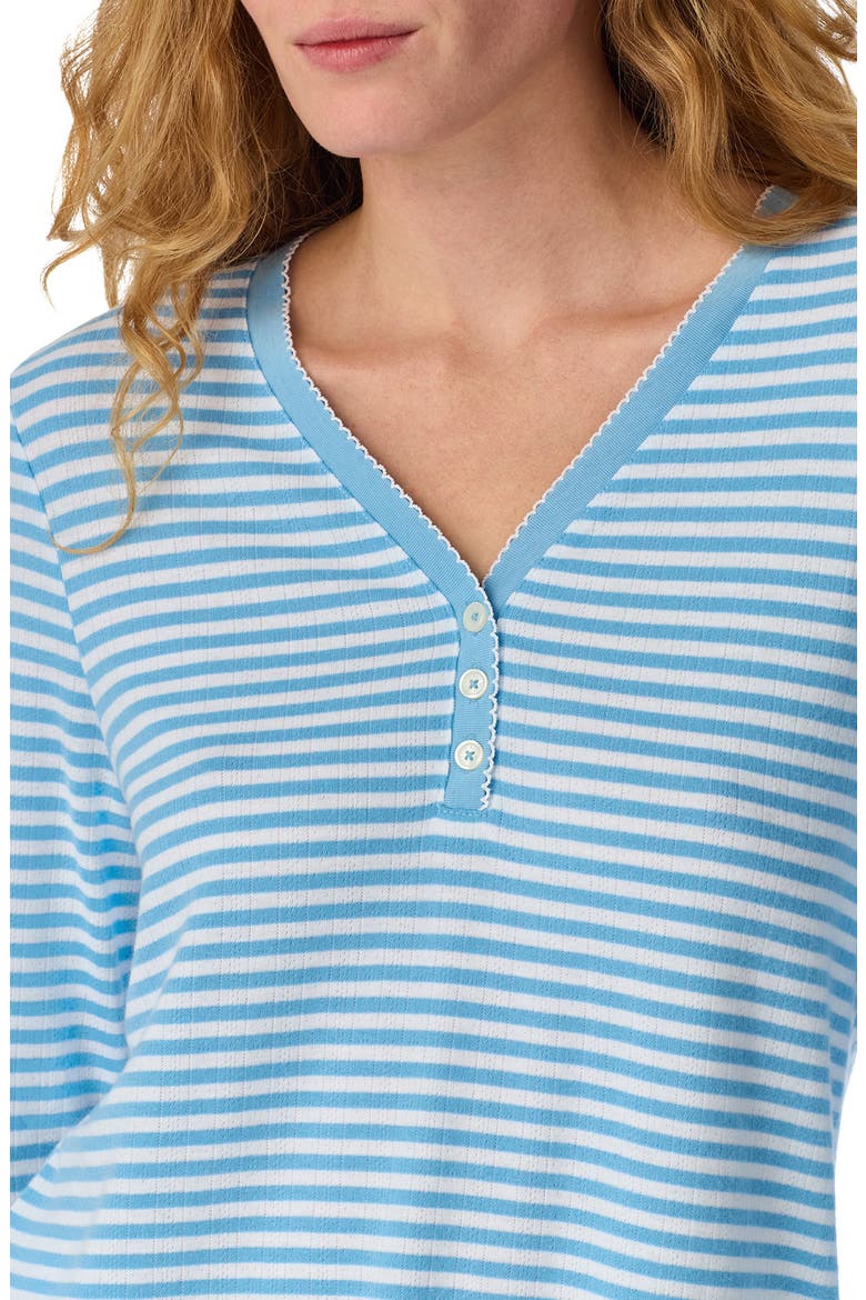print pajamas, Alternate, color, BLUE/ WHITE